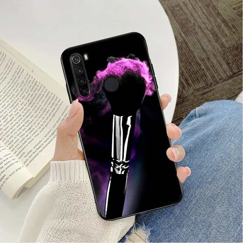 Girl love makeup brush