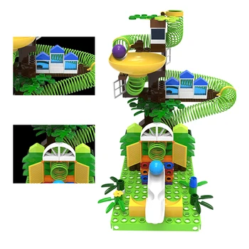 

Big Size Building Blocks Marble Race Run Creator Kids Friend Constructor Blocks Building Bricks Track Toys For Children Gifts