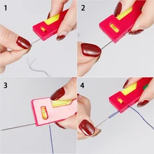 אוטומטי מחט מברז קשישים קל לשימוש חוט מדריך מחט מכשיר שימוש כלי מברז קשישים מדריך מחט מכשיר קל(China)