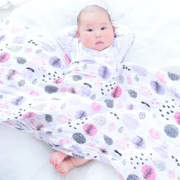 

Newborn 100% Cotton Baby Blanket Swaddle Wrap Soft Nursing Cover Feeding Burp Towel Scraf Bibs Muslin Big Diaper 100*140cm