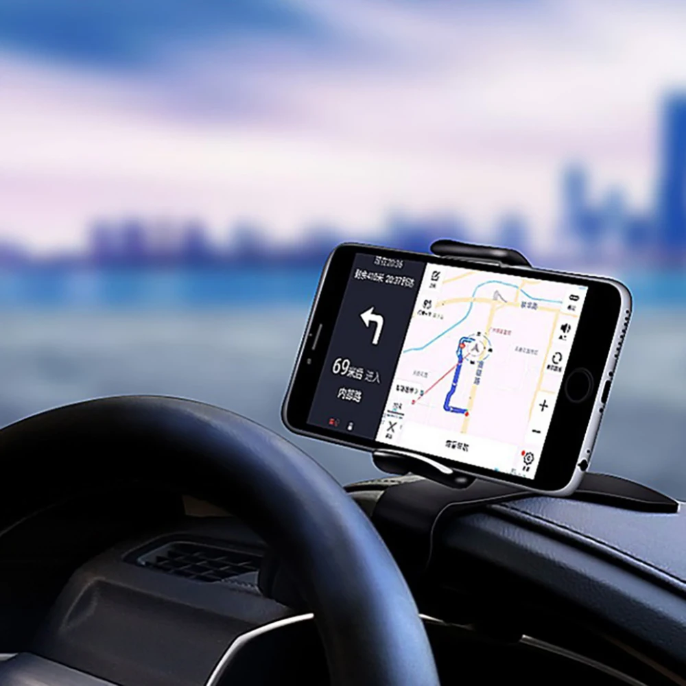 Универсальная автомобильная приборная панель крепление держатель стойка фиксатор клип дизайн gps для iPhone samsung смартфон в автомобиле