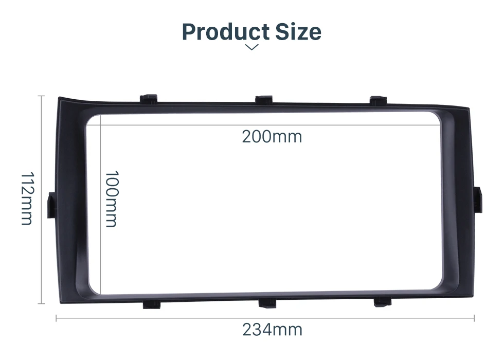 Harfey 2 Din автомагнитола фасции рамка крепление отделка двойной Din для Toyota Aqua Prius C RHD 2012 аудио плеер Dash комплект установка рамки