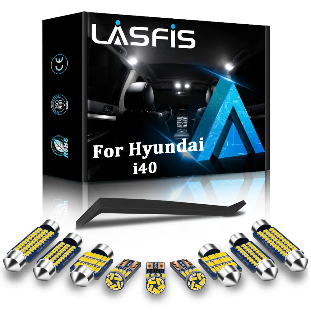 LASFIS 16 шт. для Hyundai i40 VF седан универсал CW 2011-2019 с can-bus светодиодная лампа освещения