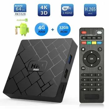 

HK1MAX 4+32/64G Android 8.1.0 Pie Quad Core 4K Smart TV BOX Media Player MINI PC