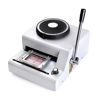 

Convex Code Printer Pressure Code Machine Code Machine VIP Membership Card Typewriter PVC Manual Embossing Machine