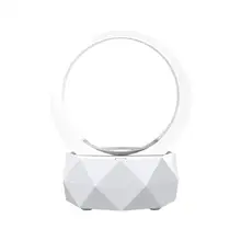 Стильный Простой и беспроводной мини удобный Настольный светодиодный светильник, цветной ночник для сна, Bluetooth динамик, 1500MA 1011