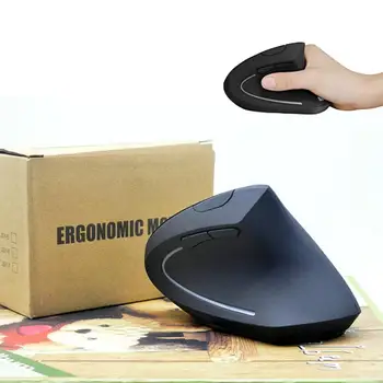 

2.4G wireless vertical mouse 800/1200/1600 DPI 5 button suitable for laptop desktop PC Macbook Shark fin Vertical Wireless Mice