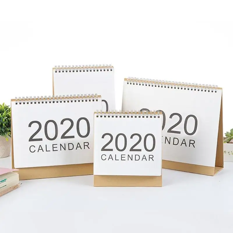 Стол 2020 календарь двойной клей 365 дней ежедневник заметки Крафт-Бумага Креативный Контролер программа для дома и офиса блокнот