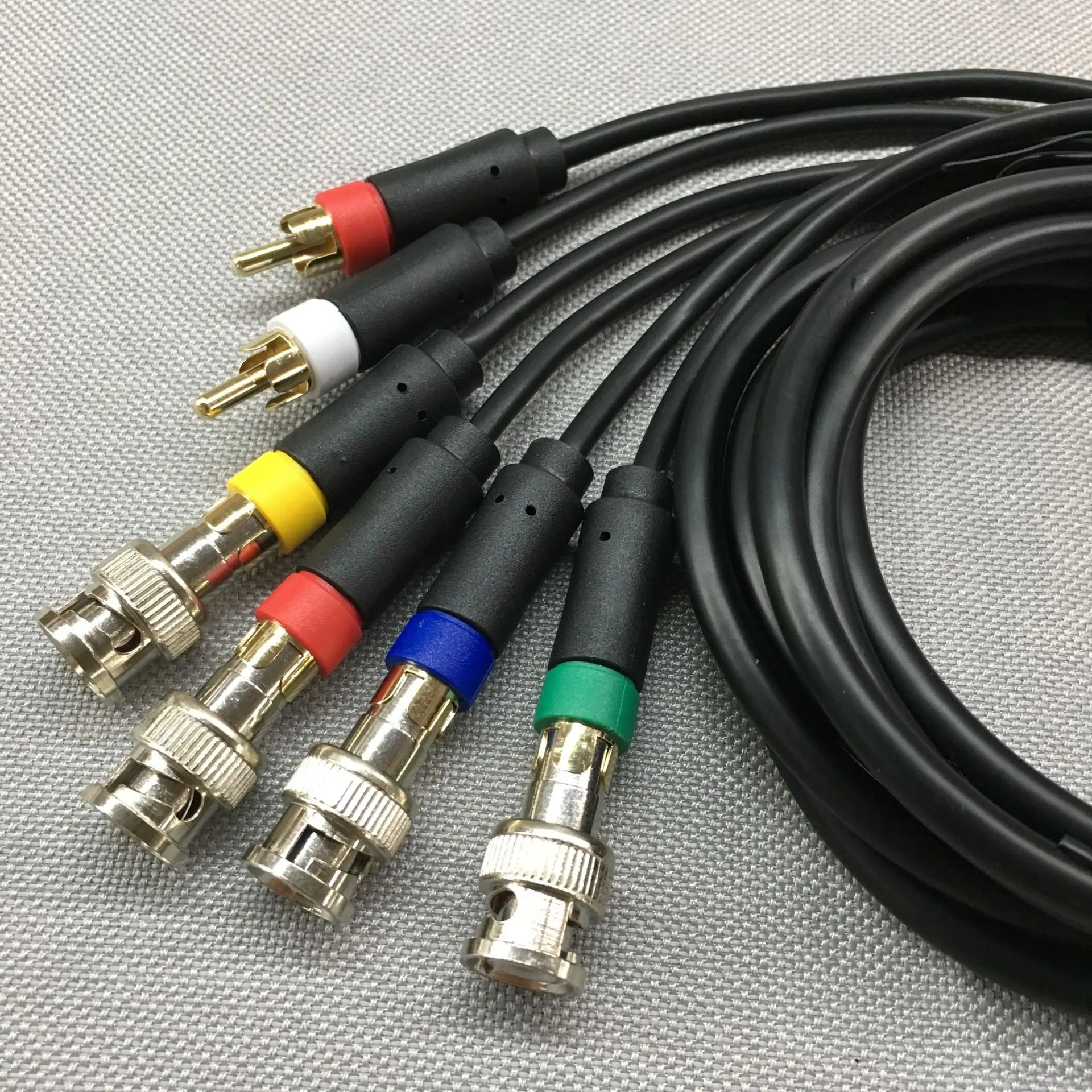 BUKIM RGB/RGBS RCA кабель для Sega Saturn Sony PVM BVM NEC XM UPSCALER BNC не компонент|Кабели| |