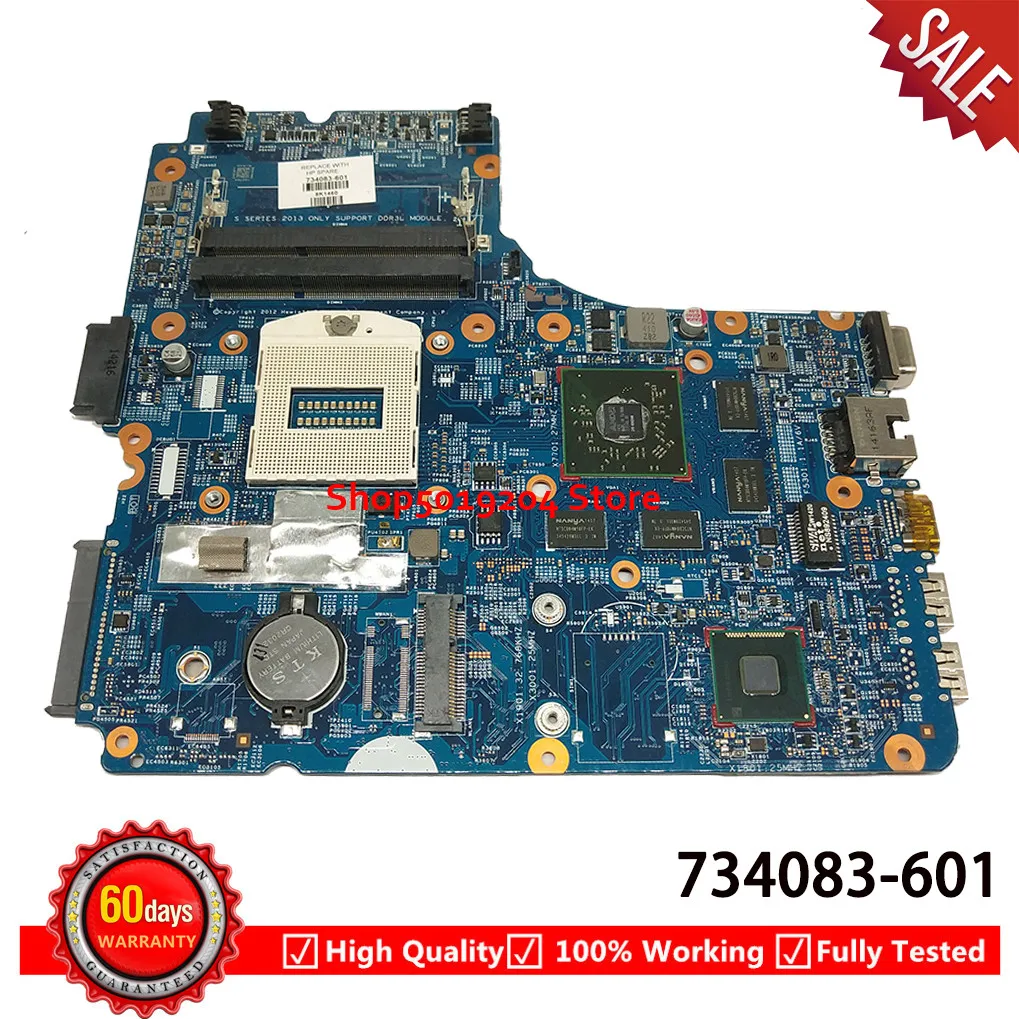 734083-601 материнская плата для HP ProBook 450-G1 450 440 470 G1 Материнская плата ноутбука 734083-001 аккумулятор большой емкости 48.4YW03.011 12241-1 734083-501