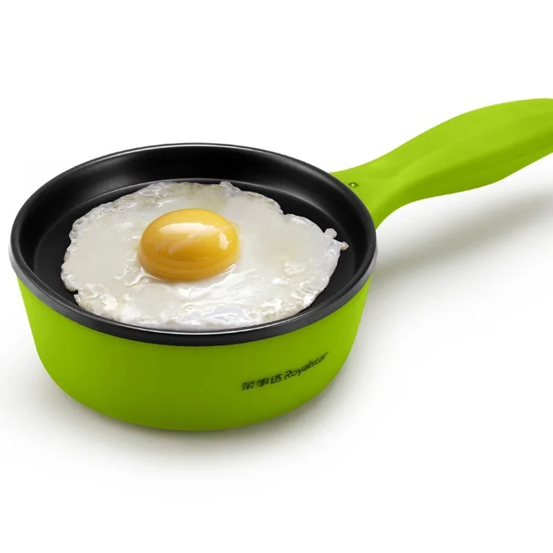 Multifunction Mini Electric Egg Omelette Cooker Eggs Boiler Food Steamer Pancake Fried Steak Non-stick Frying Pan 220V