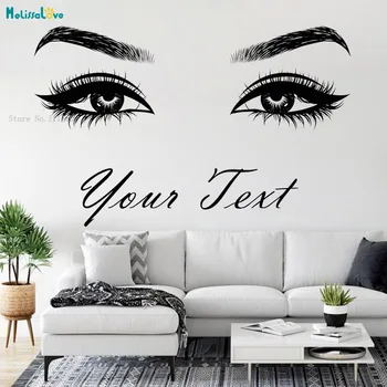 

Fresh Urban Beauty Longs For Love Wall Sticker Decals Custom Your Text Art Word Beauty Salon Vinyl Poster YT3643