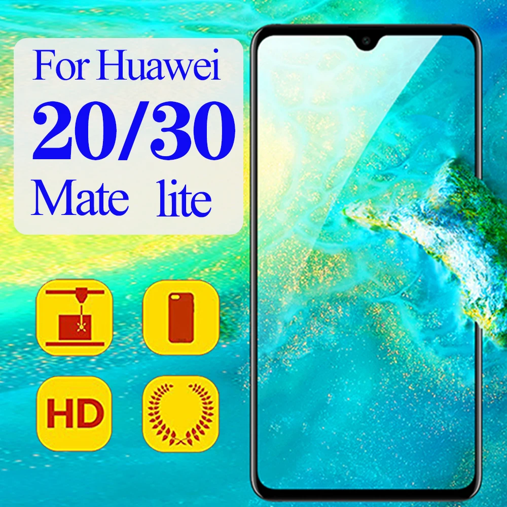 

Protective Glass For Huawei mate 20 Light Lite 20 20lite Screen Protector Film Huwei Huwai 30 5g mare Armor Sheet Temper Glas