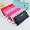 Ladies Zipper Purse Large Capacity Practical Hand Wallet Woman PU Leather Fashion Female Long Section Wallet 1
