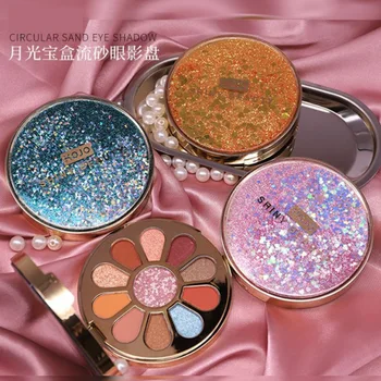 

HOJO brand 11 colors Easy to colour and durable non-flying powder eye shadow palette