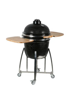 

24''inch ceramic grill ceramic pressure barbeque cooker big smokers delicious yammy Black color