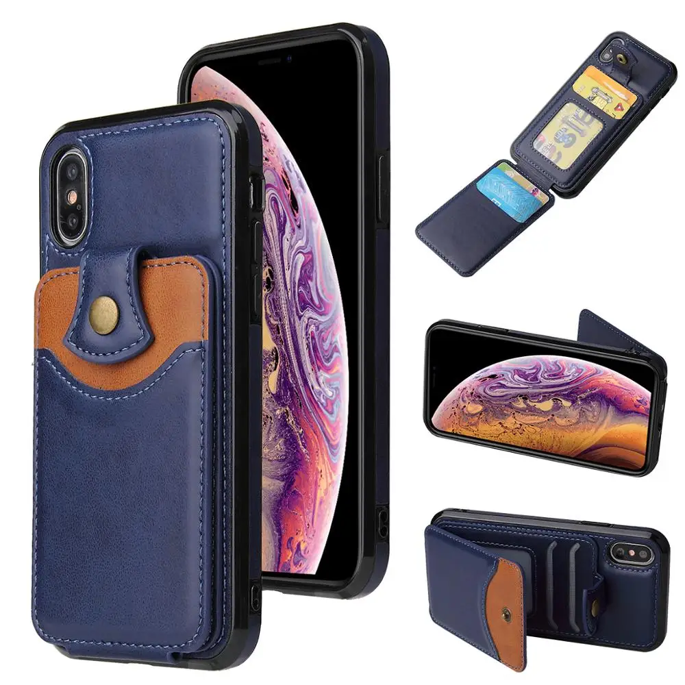 Чехол-книжка для iPhone 11 Pro XR X XS Max 6s 8 6 7 Plus 8plus из искусственной кожи | Мобильные