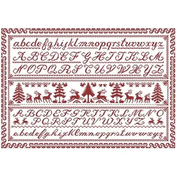 

Elk in the pine forest pattern Counted Cross Stitch 11CT 14CT 18CT DIY Chinese Cross Stitch Kits Embroidery Needlework Sets