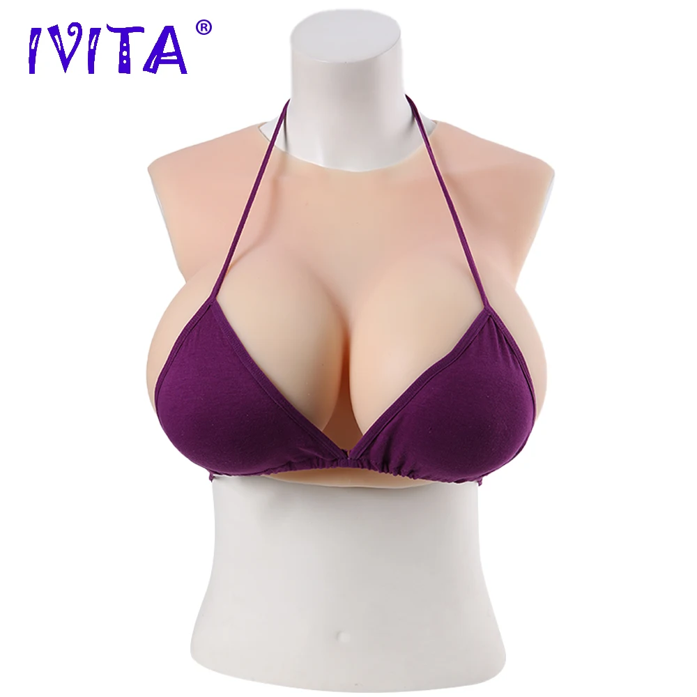 IVITA Искусственные Силиконовые груди поддельные женская мода косплей для