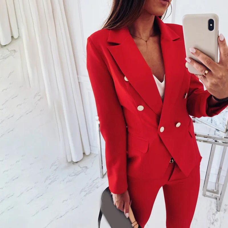 Твердые Цвет Slim Fit Блейзер деловая для офиса женские лоферы работы Женское пальто