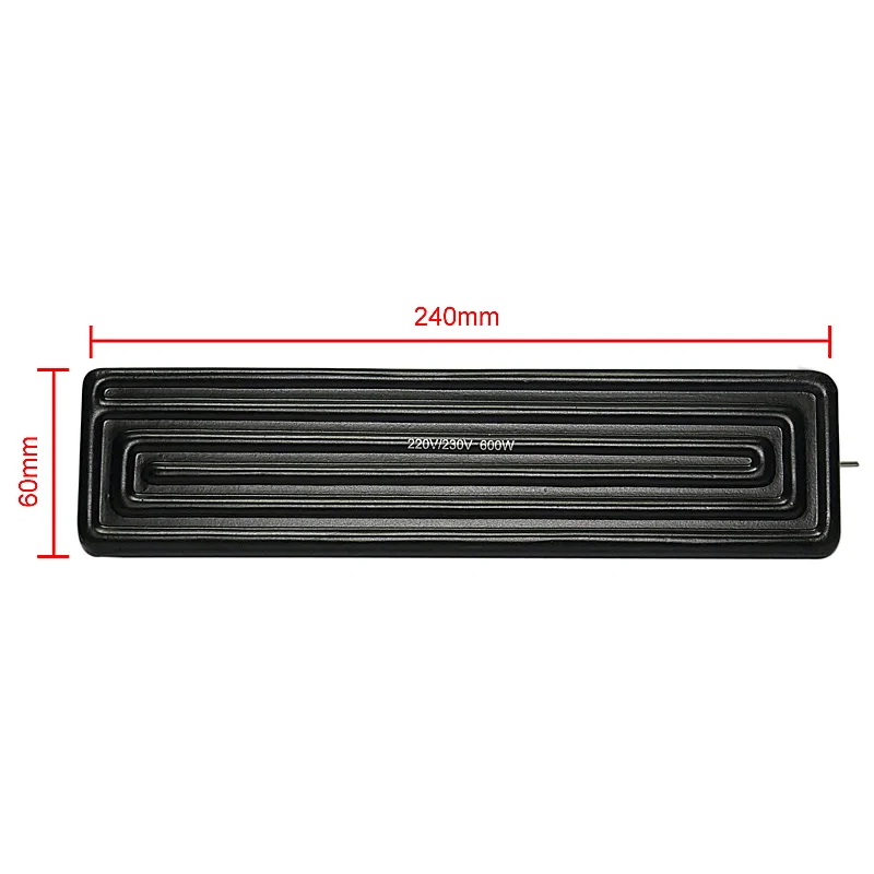 240X60Mm 600W Infrared Bottom Ceramic Heating Plate For Bga Rework Station