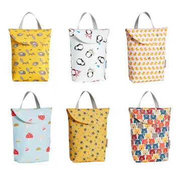 

Multifunctional Baby Diaper Fashion Print Diapers Bag Waterproof Napkin Holder Mummy Storage Bag Travel Nappy Bag