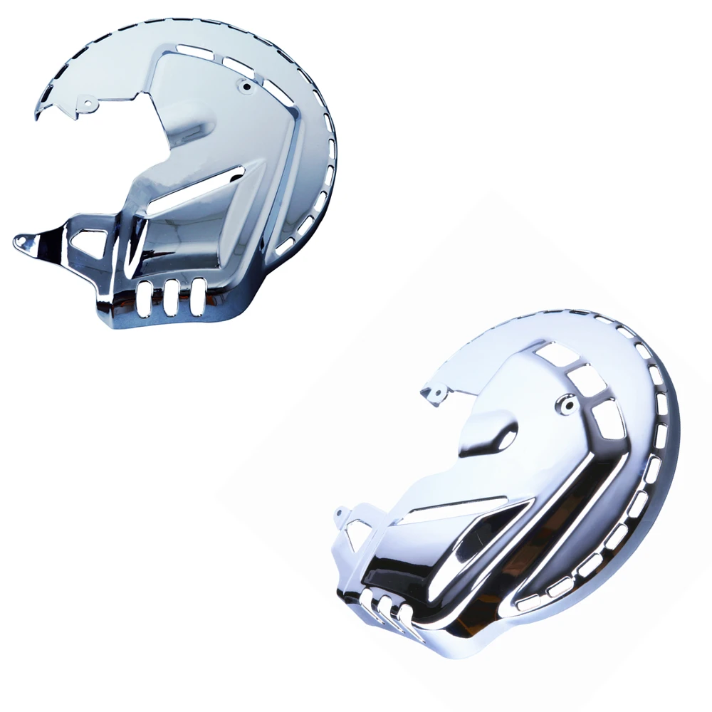 Motorcycles LED Chrome Disc Rotor W/LED Ring of Fire Brake Covers Light For Honda Goldwing GL1800 2001-2014 F6B 2013-2015