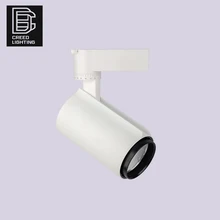 COB 12 Вт 20 Вт 30 Вт светодиодный Трековый свет алюминиевые потолочные рельсы освещение трека точечные рельсы прожекторы Замена галогеновым лампам AC широкий 180-220 В