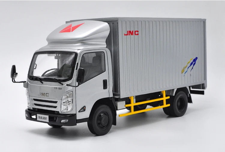 Авторизованный подлинный 1/18 Jmc Kairui N800 пикап литая модель автомобиля Серебряная игрушка грузовик модель для Рождества