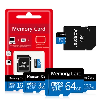 

High speed Memory Card Micro SD TF Card 16 32 64 GB Class 10 Flash Microsd 128GB 256GB for Smartphone Adapter