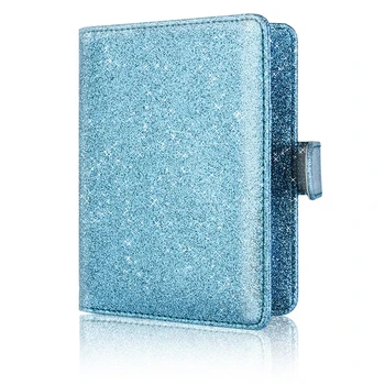 

20PCS / LOT Paillette Waterproof Leather Passport Cover RFID Passport Wallet Ticket Card Holder