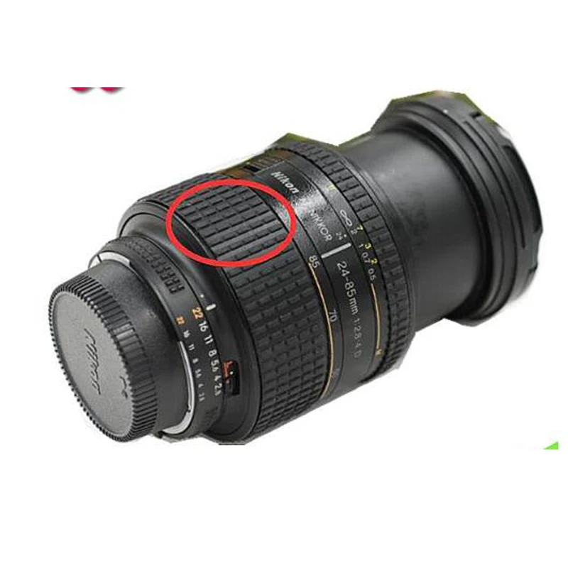 new 24-85mm1:2.8-4D rubber for nikon 24-85 AF Zoom Grip Rubber 24-85 lens Camera repair part