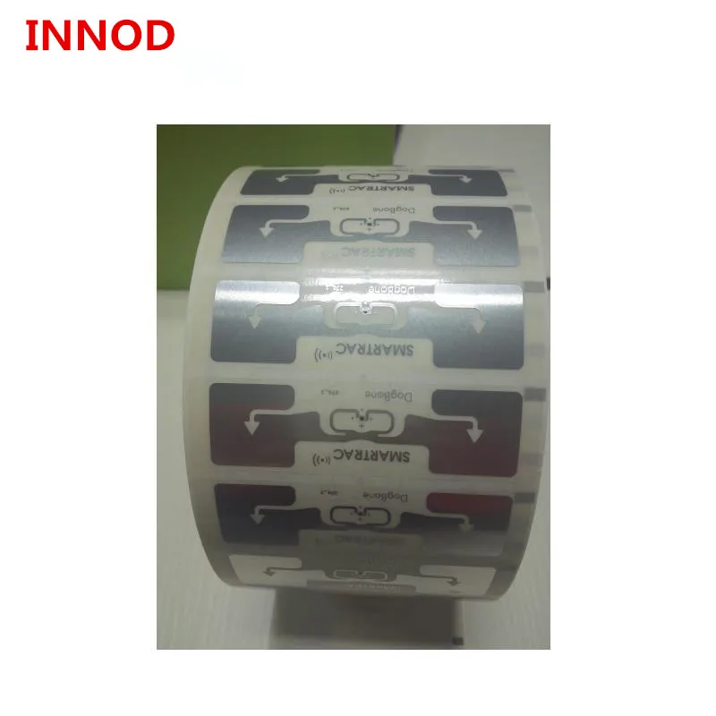 Пассивный 860-960 МГц dogbone tag uhf rfid с чипом impinj monza применяется в беговой гонке |