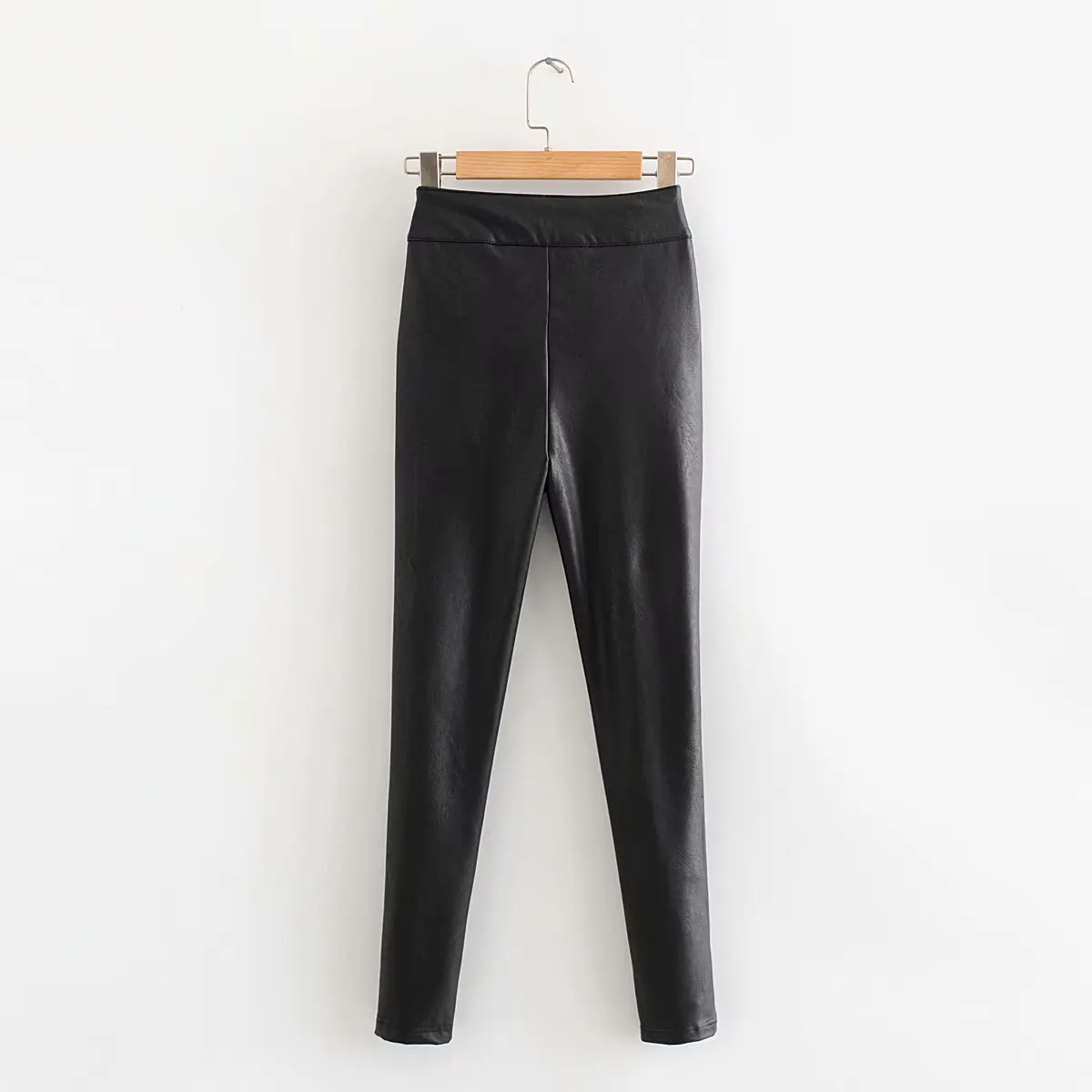 Зимние обтягивающие брюки черные узкие брюки из искусственной кожи мото байкерские брюки на молнии уличного размера плюс xxs-xl