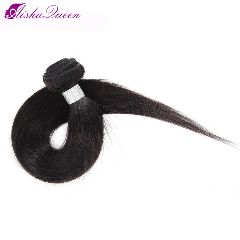 Brazilian Straight Human Hair 1 Piece Weave Bundles 8-30inch Natural Color Non Remy