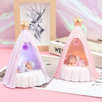 

Annie Baby Warm Night Light Cute Children's Gift Study Bedroom Living Room Creative Home Decorations