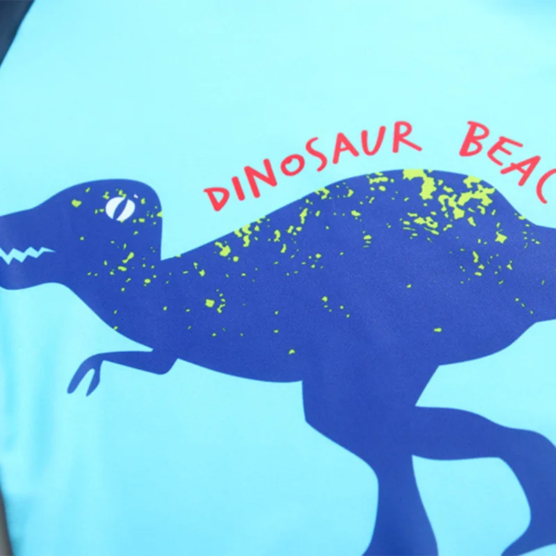 Children's Swimsuit Boys Dinosaur Long-sleeved Sunscreen Quick-drying Bathing Suit Kid Swimming Suit Toddler Baby Swimwear children swimsuits