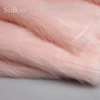 

3cm long plush fake fur fabric for coat vest stage cosplay DIY accessories newborn photographic tissu telas 170*50cm 1PC SP5571