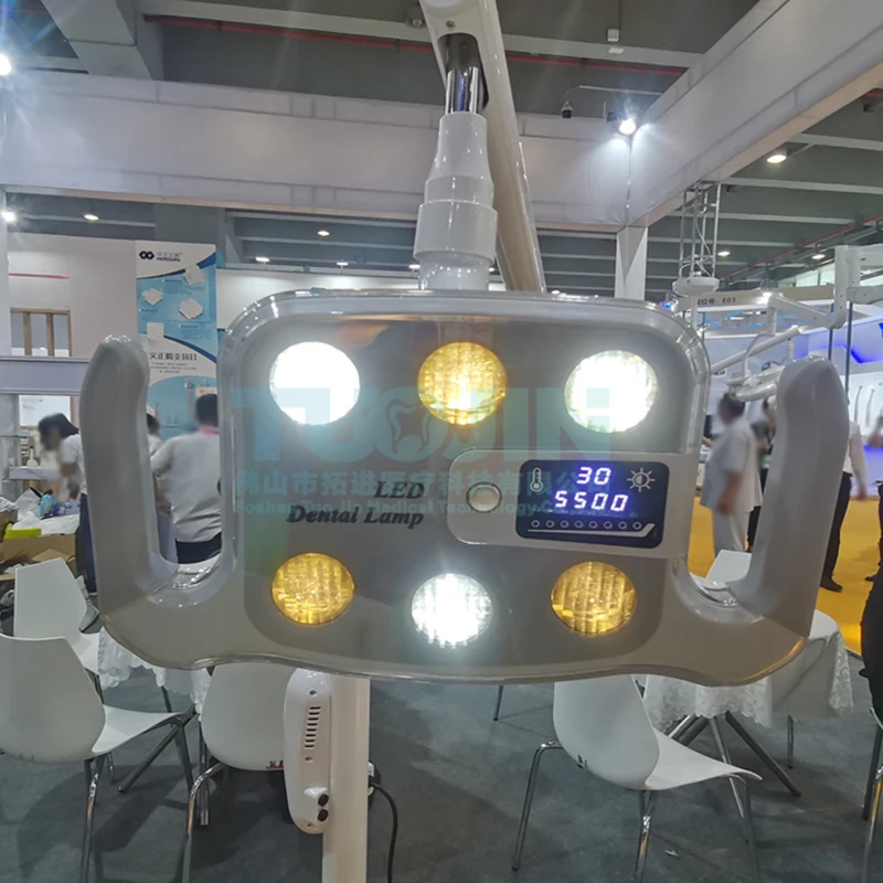 Dental Oral lampa operacyjna czujnik indukcyjny światło LED dla stomatologa jednostka krzesło z ekranem dotykowym dostarcza narzędzia stomatologiczne 4 Dental Oral lampa operacyjna czujnik indukcyjny światło LED dla stomatologa jednostka krzesło z ekranem dotykowym dostarcza narzędzia stomatologiczne 4
