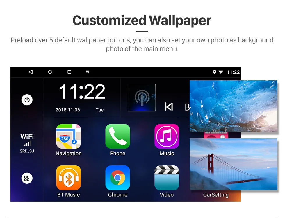 Clearance Harfey Car Stereo 9" HD GPS Navi 2 Din Android 9.0 Unit For Subaru Forester 2008-2012 Head Unit Wifi Bluetooth Multimedia Player 10