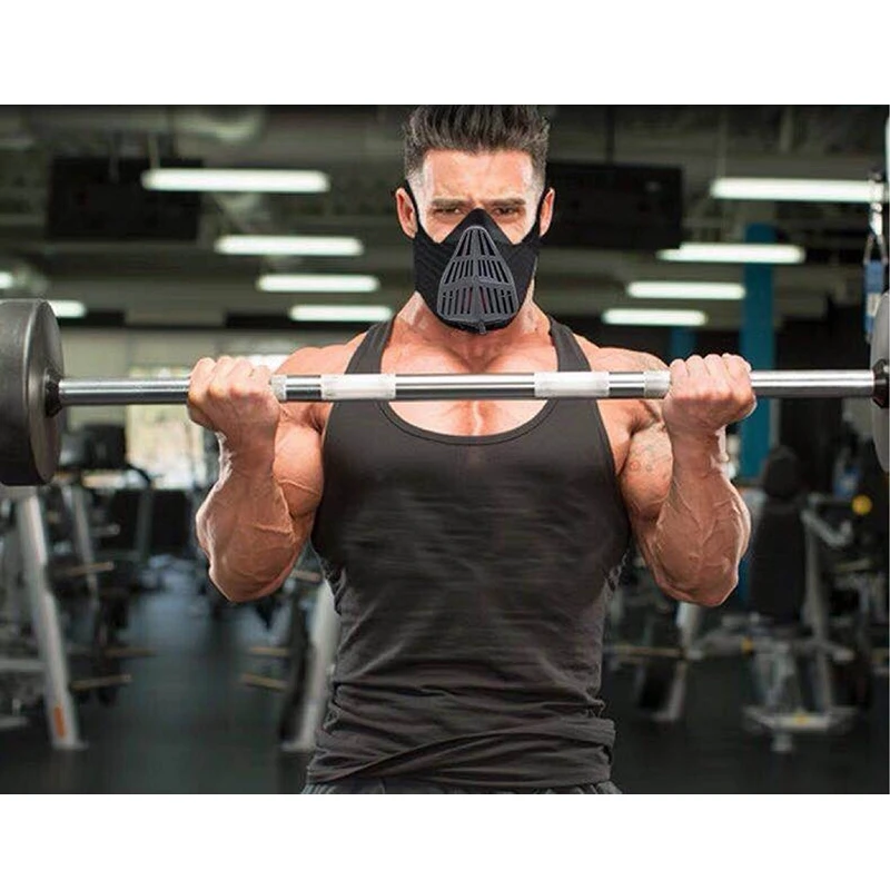 

Sport Mask Training Workout Mask High-Altitude Exercise Accessories with 6 Level Air Flow Regulator for Running Biking Fitness