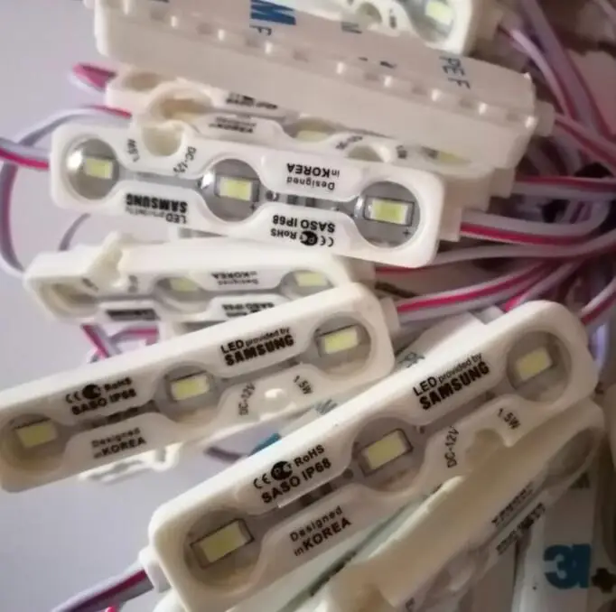 IP68 SMD 5730 5630 Светодиодный модуль фонарь 1 5 Вт 3 светодиода знак задние фонари