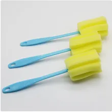 Новое поступление детская Высококачественная Чистящая губка, бутылочки для молока, бутылочки с ручкой, чистящая посуда, щетка для детских бутылочек, горячая распродажа