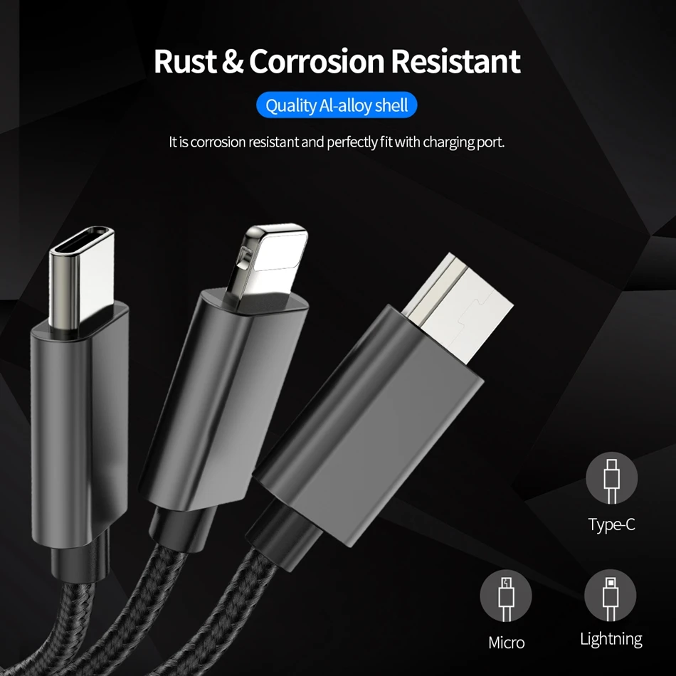 3 в 1 кабель Выдвижной пружинный Тип C 3.3A USB кабель для huawei P20 mate 20 Pro Xiaomi для samsung Galaxy S9 S8 Быстрая зарядка
