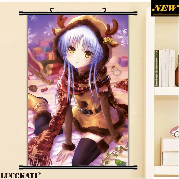 40X60 см ключ (студия) Angel Beats! CG Art Tachibana Kanade мультфильм loli аниме Настенная картина