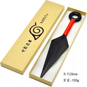 

Anime Naruto Ninja Cosplay Weapons Prop Kunai Shuriken Child Adult Throwing Darts Accessories ABS Plastic + Box