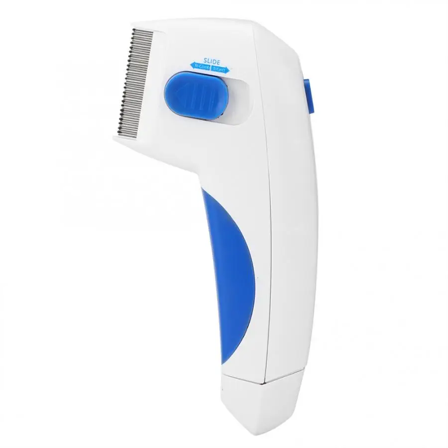 Pet Electric Flea Cleaner Comb Cleaning Tool with Detachable Blade for Dog Cat