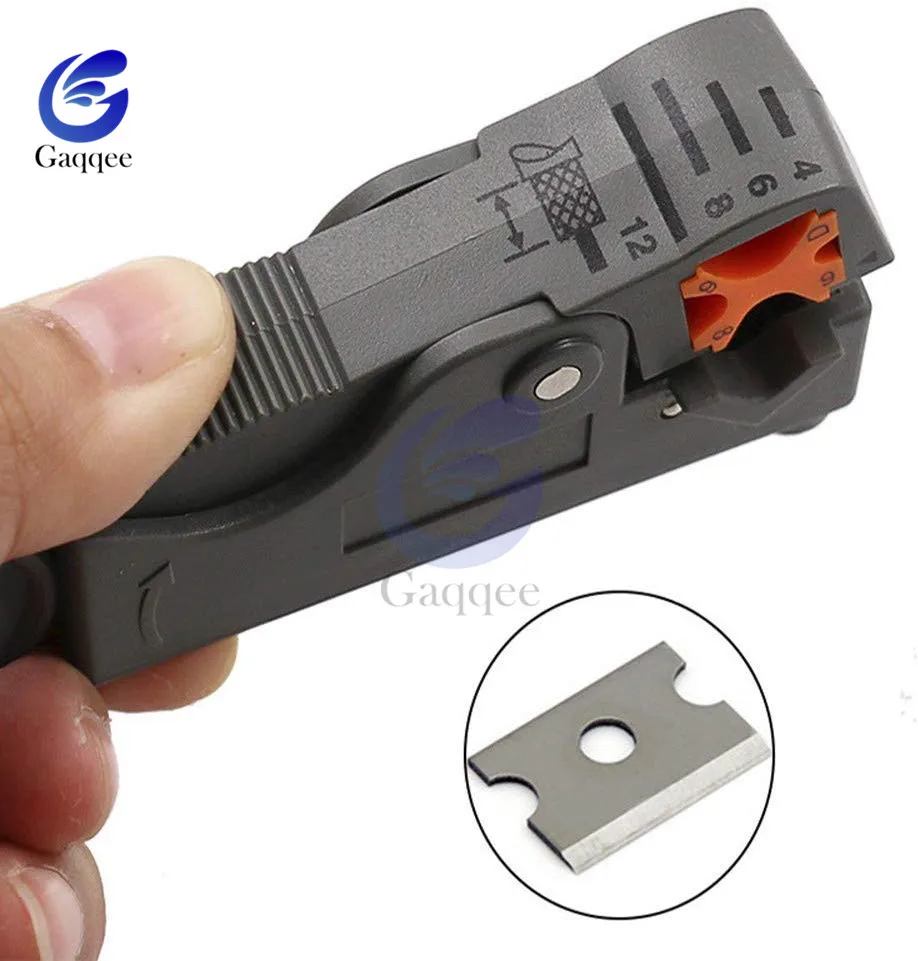 Многофункциональный бытовой инструмент для зачистки кабеля регулируемый