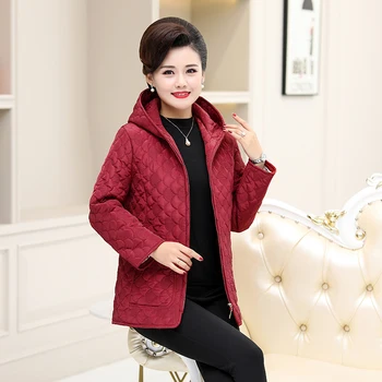 

Casual 2019 Winter Jacket Women Hooded Cotton Padded Autumn Female Coat Outwear Slim Ladies Parka Abrigos Mujer Invierno