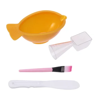 

1 Set Beauty Mask Bowl Facial Mask Mixing Bowl Brush Stick Measuring Spoon for Women